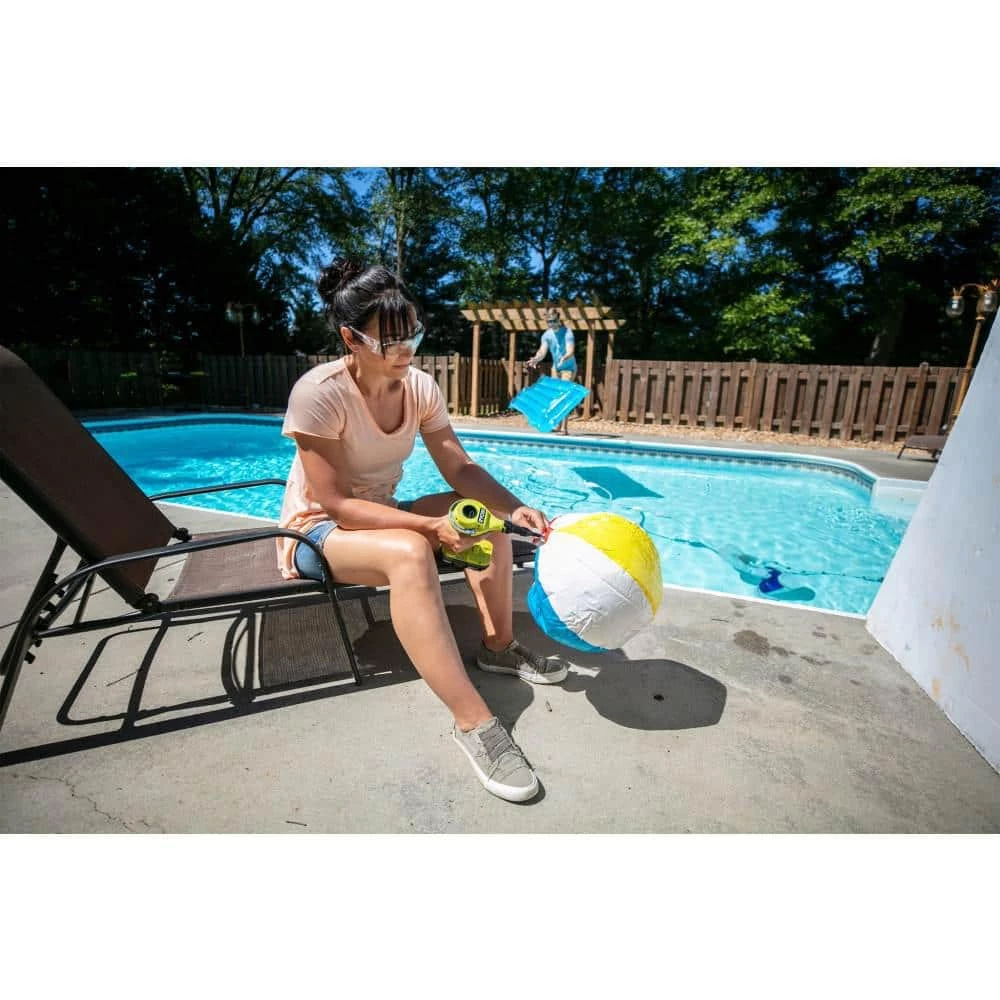 RYOBI ONE+ 18V Cordless High Volume Power Inflator with HIGH PERFORMANCE 4.0 Ah Battery and Charger Kit 7 RYOBI ONE+ 18V Cordless High Volume Power Inflator with HIGH PERFORMANCE 4.0 Ah Battery and Charger Kit - Image 7