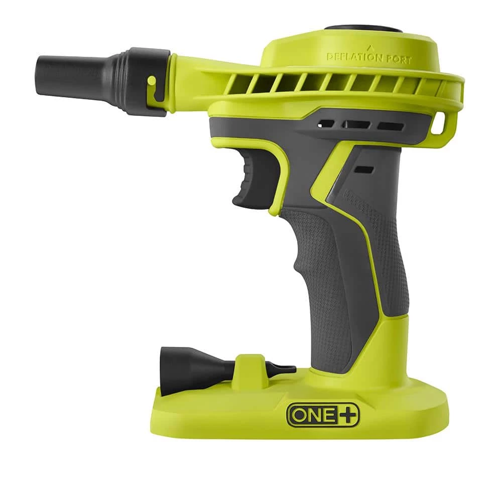 RYOBI ONE+ 18V Cordless High Volume Power Inflator with HIGH PERFORMANCE 4.0 Ah Battery and Charger Kit 4 RYOBI ONE+ 18V Cordless High Volume Power Inflator with HIGH PERFORMANCE 4.0 Ah Battery and Charger Kit - Image 4