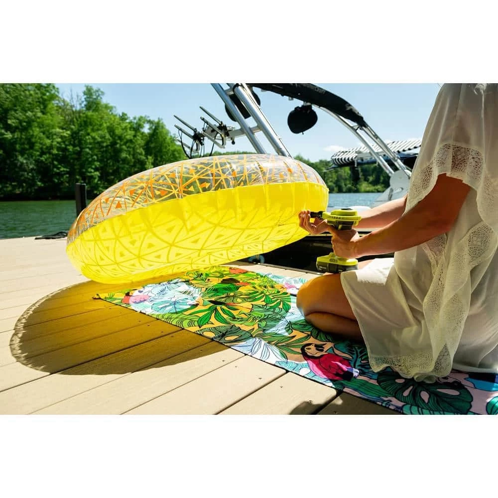 RYOBI ONE+ 18V Cordless High Volume Power Inflator Kit with 1.3 Ah Battery and 18V Charger 9 RYOBI ONE+ 18V Cordless High Volume Power Inflator Kit with 1.3 Ah Battery and 18V Charger - Image 9