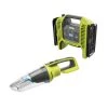 RYOBI ONE+ 18V Cordless Dual Function Inflator/Deflator with Cordless Wet/Dry Hand Vacuum (Tools Only)