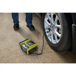 RYOBI ONE+ 18V Cordless Dual Function Inflator/Deflator with Cordless Wet/Dry Hand Vacuum (Tools Only) -Air Compressors Shop ryobi inflators p747 pcl702b c3 1000
