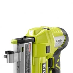 RYOBI ONE+ 18V Cordless AirStrike 23-Gauge 1-3/8 in. Headless Pin Nailer with HIGH PERFORMANCE 4.0 Ah Battery and Charger Kit -Air Compressors Shop ryobi pin nailers p318 psk004 40 1000