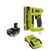 RYOBI ONE+ 18V Cordless Compression Drive 3/8 in. Crown Stapler with HIGH PERFORMANCE 4.0 Ah Battery and Charger Kit