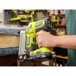 RYOBI ONE+ 18V 18-Gauge Cordless AirStrike Narrow Crown Stapler (Tool Only) -Air Compressors Shop ryobi pneumatic staplers p361 c3 1000