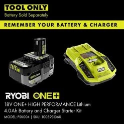 RYOBI ONE+ 18V Cordless 1 Gal. Portable Air Compressor (Tool Only) -Air Compressors Shop ryobi portable air compressors p739 44 1000