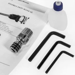 STARK USA 2,000 ft./lbs. 1 in. Heavy-Duty Long Shark Air Impact Wrench with 8 in. Extended Anvil -Air Compressors Shop stark usa air impact wrenches 44402 76 1000