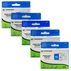 Surebonder Pneumatic-7 Piece-Heavy Duty Standard Staple Gun/Staple Kit-1/4 in.,5/16 in.,3/8 in.,1/2 in. and 9/16 in. Staples Incl. -Air Compressors Shop surebonder air tool kits 9600bk 76 1000