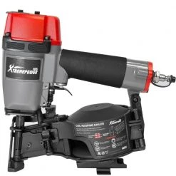 XtremepowerUS Professional Coil Roofing Nailer 1-3/4 in. Cordless Nail Gun Pneumatic Air Tools