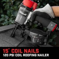XtremepowerUS Professional Coil Roofing Nailer 7/8 in. to 1-3/4 in. Nail Gun Pneumatic Air Tools 11 XtremepowerUS Professional Coil Roofing Nailer 7/8 in. to 1-3/4 in. Nail Gun Pneumatic Air Tools -Air Compressors Shop xtremepowerus roofing nailers 44431 h fa 1000